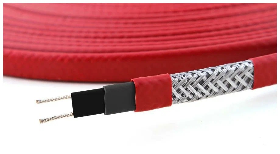 Саморегулирующийся греющий кабель SAMREG SRL 30-2CR красный