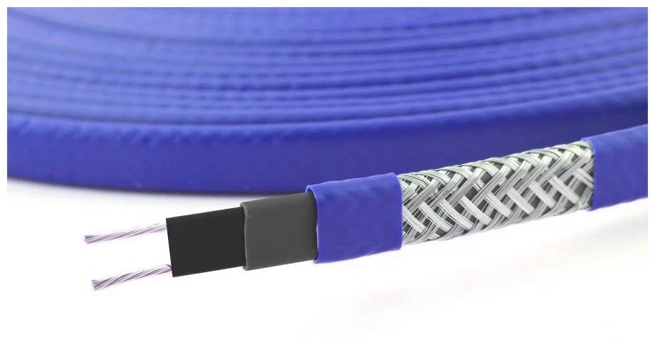 Саморегулирующийся греющий кабель SAMREG SRL 30-2CR синий