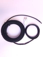 Готовый комплект саморегулирующегося греющего кабеля для кровли и водостоков "Сила Обогрева", 5 м