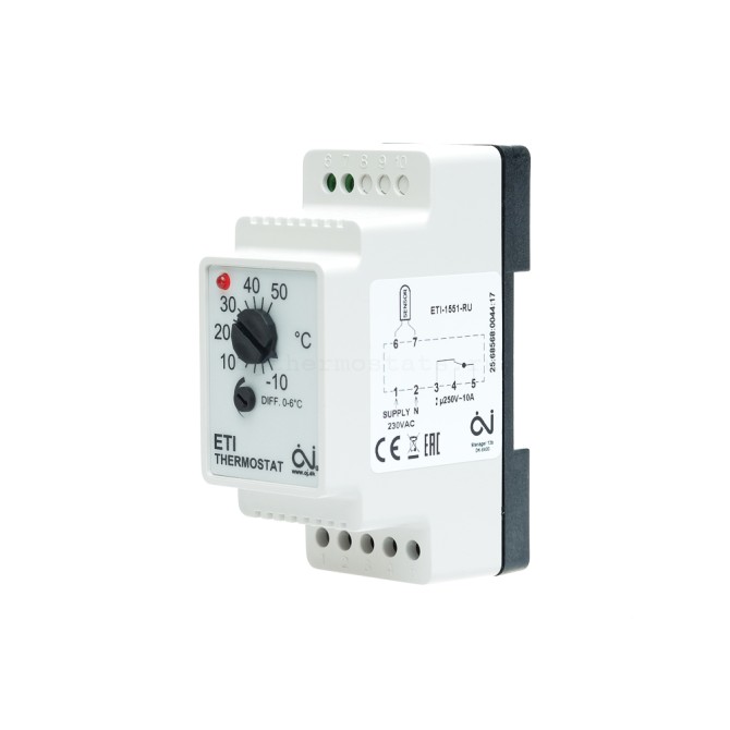 Терморегулятор для обогрева труб ETI-1551