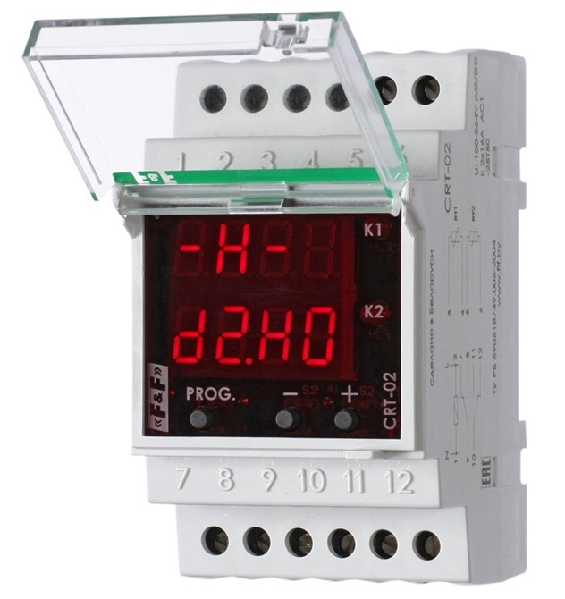 Терморегулятор CRT-02 (-50°C…+140°C), 2х16А