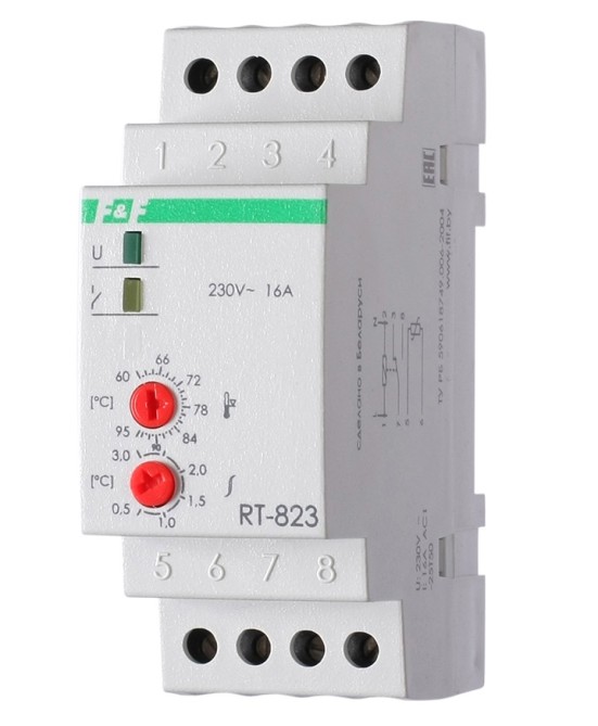 Терморегулятор RT-823 (+60°C…+95°C)