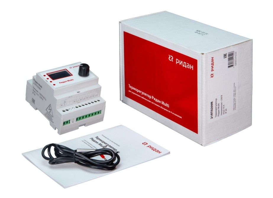 Терморегулятор Ридан Multi на шину DIN