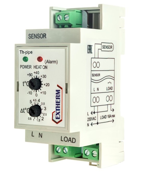 Термостат Extherm Th-pipe