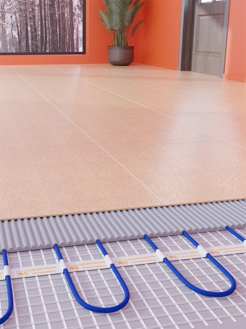 Нагревательный мат Теплый пол №1 ТСП-1300-6,5м²