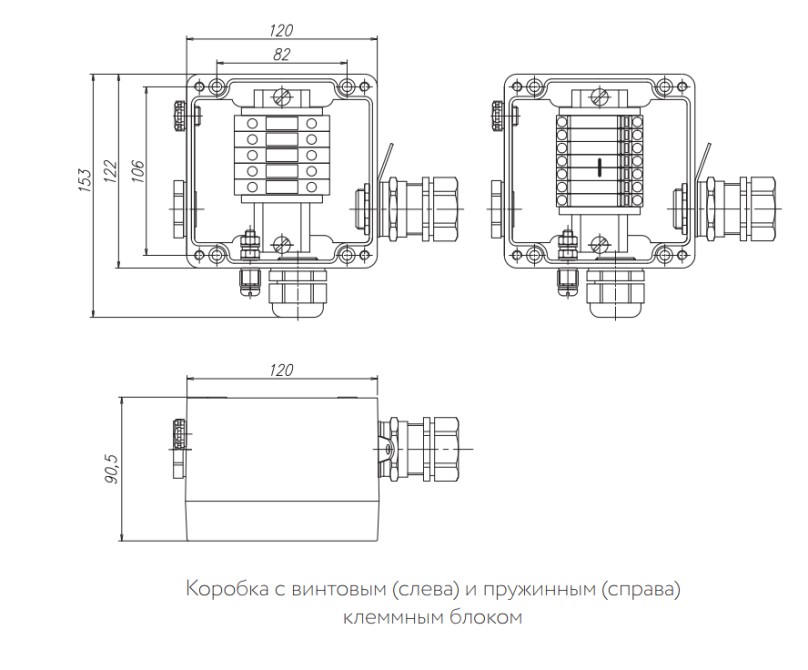 Коробка соединительная РТО 402