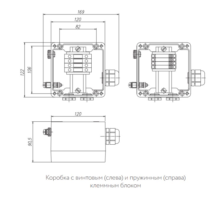 Коробка соединительная РТО 406