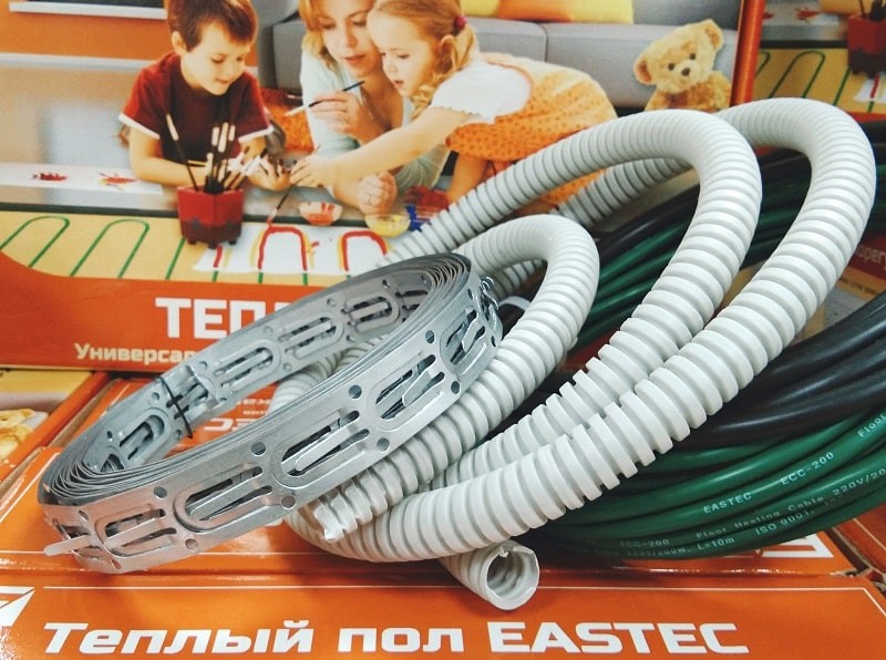 Комплект теплого пола в бухте EASTEC ECC-1400