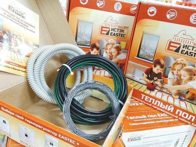 Комплект теплого пола в бухте EASTEC ECC-2000
