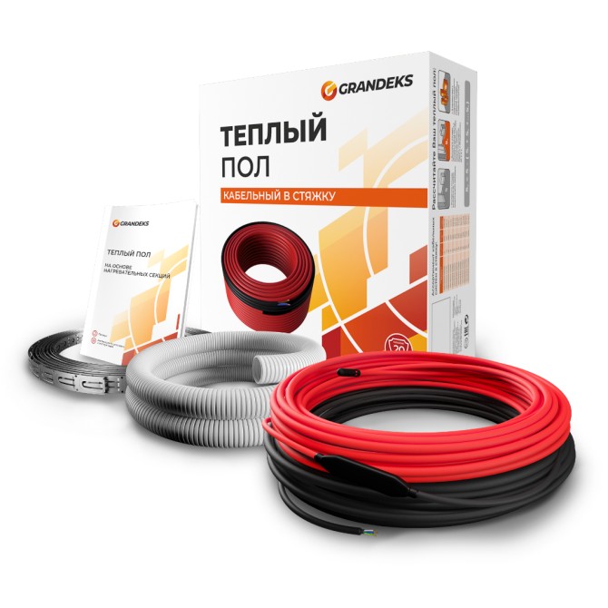 Система кабельная двухжильная Grandeks G2 - 040,0 / 800