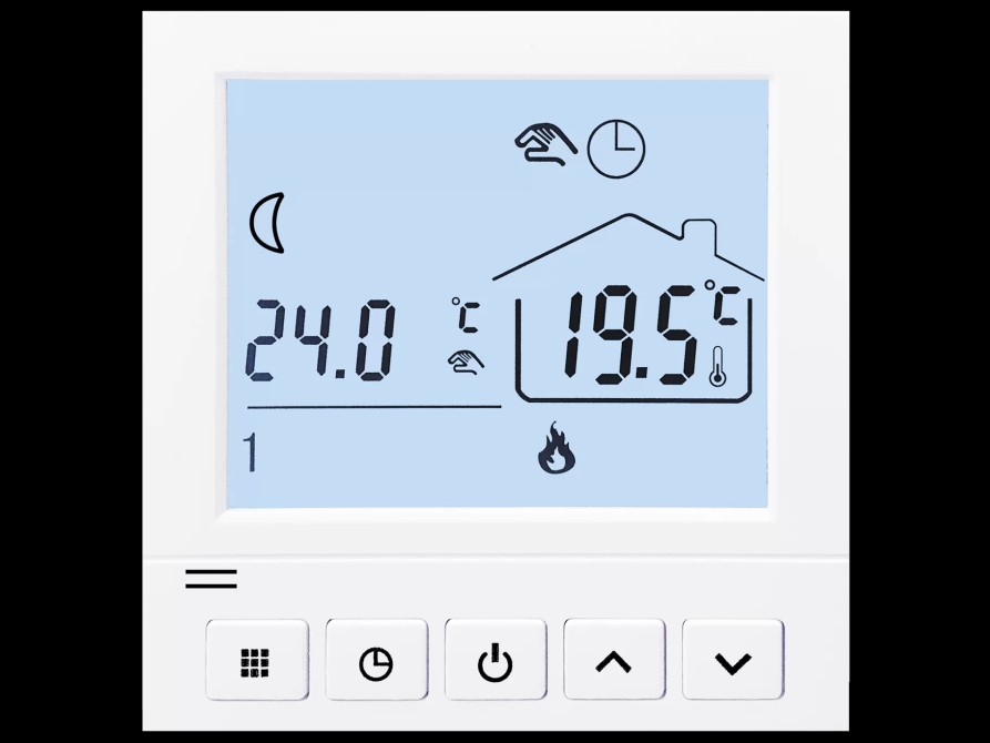 OneKeyElectro ТР-510 терморегулятор для теплого пола, белый