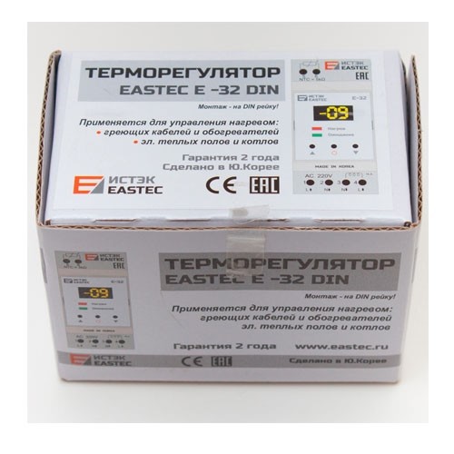 Терморегулятор Eastec E-32 DIN