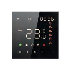 Электронный программируемый терморегулятор M63 (WiFi), черный