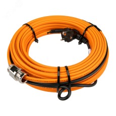 Кабель пищевой 10 ККНС 2ЛПп-ЭЛ 65/85, готовый комплект в трубу, 5м/50Вт PROconnect