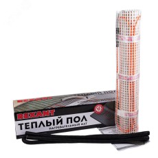 Теплый пол, нагревательный самоклеящийся мат Extra 1,5м², 0,5х3м, 240Вт двухжильный REXANT