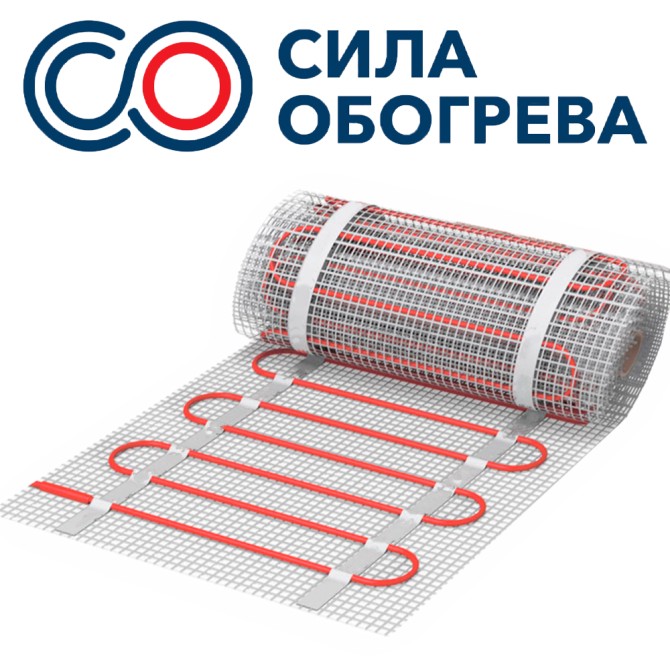 Тёплый пол-мат электрический под плитку 1,5м2